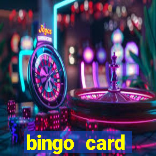 bingo card generator with pictures